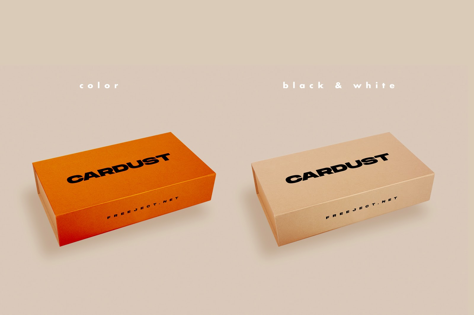 Free box psd mockup set to showcase your packaging design in a photorealistic style. Free Download Cardboard Box Mockup Template Psd File
