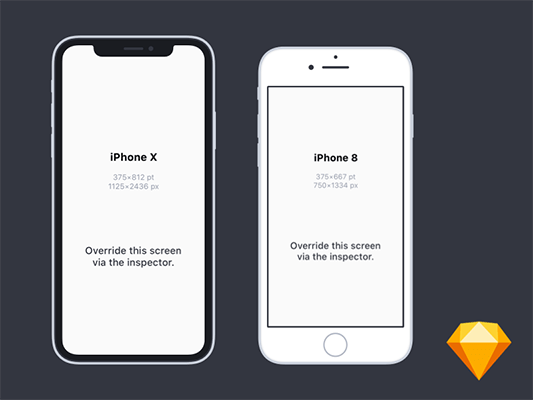 Iphone x mockup sketch file freebie. 36 Free Iphone Mockups Sketch December 2021 Ux Planet