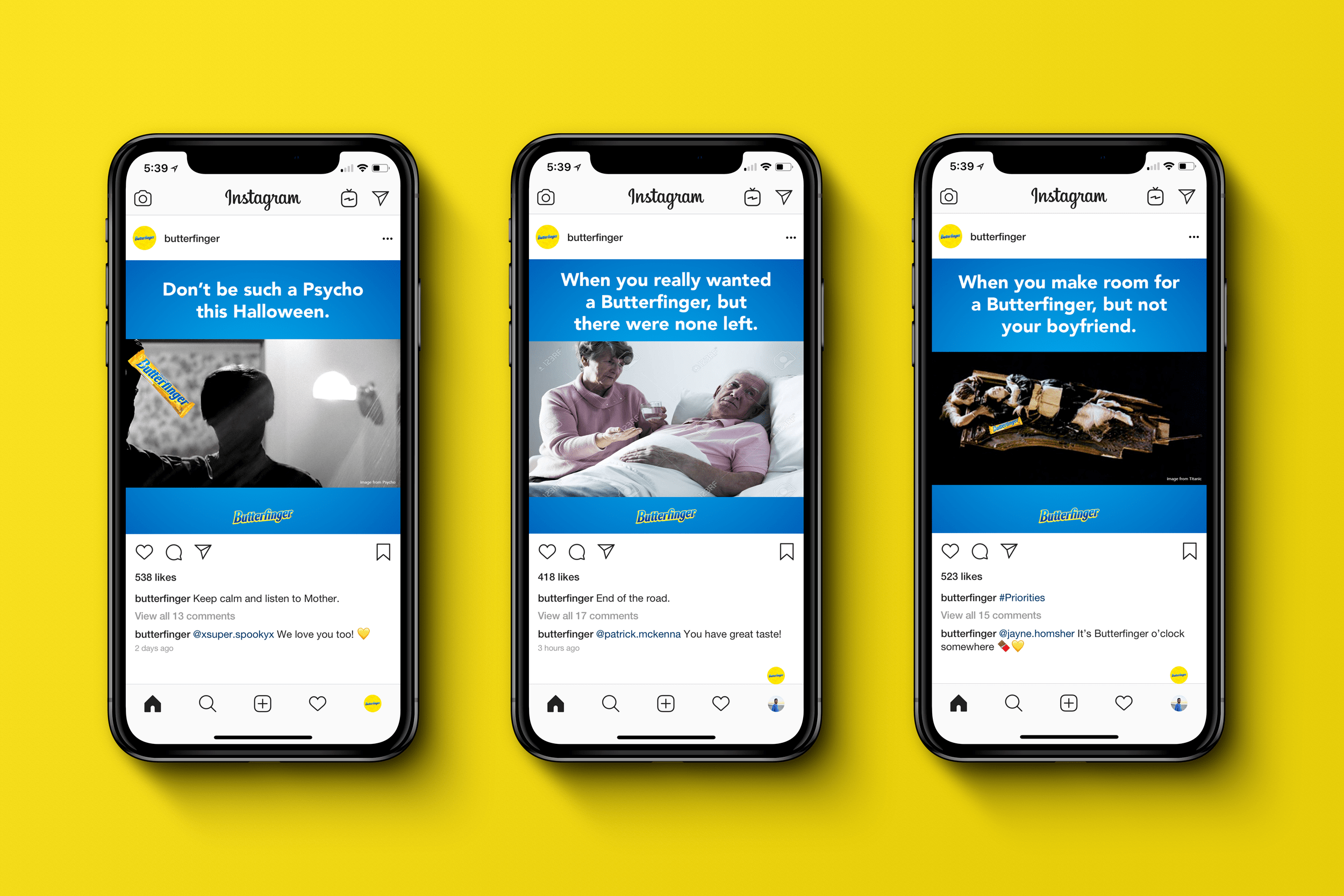 Let’s go over a few of the mo. Butterfinger Chase Wayton