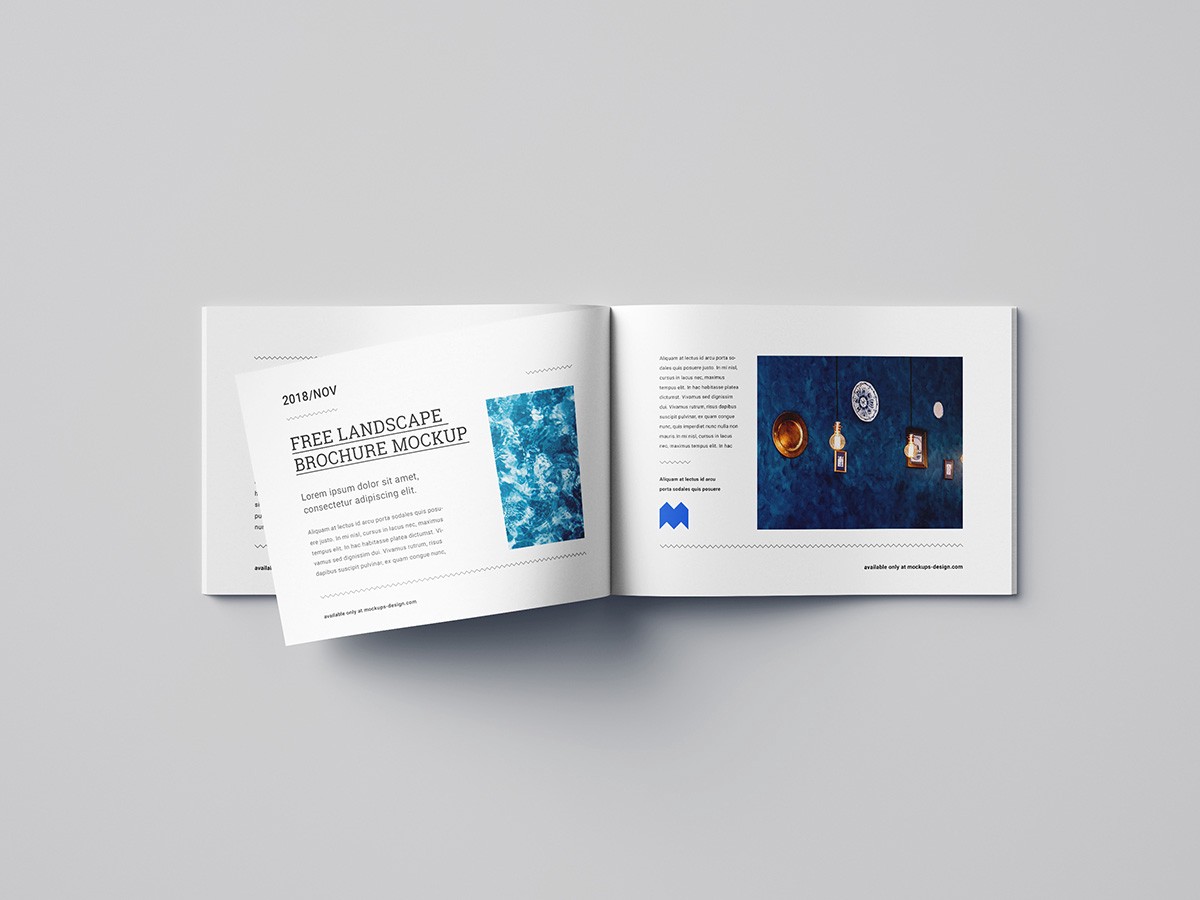 Picture This magazine mockup has two layouts, one for showing the magazine cover, and another for showing two inner pages. Free Realistic Mockups For Brand Book Showcase By Xingyu Zhong Re Write Medium