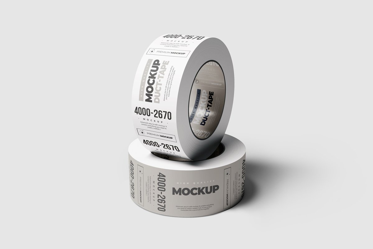 3d easy to use mockup, just paste your design in change this layer. 150 Best Duct Tape Mockup Templates Free Premium