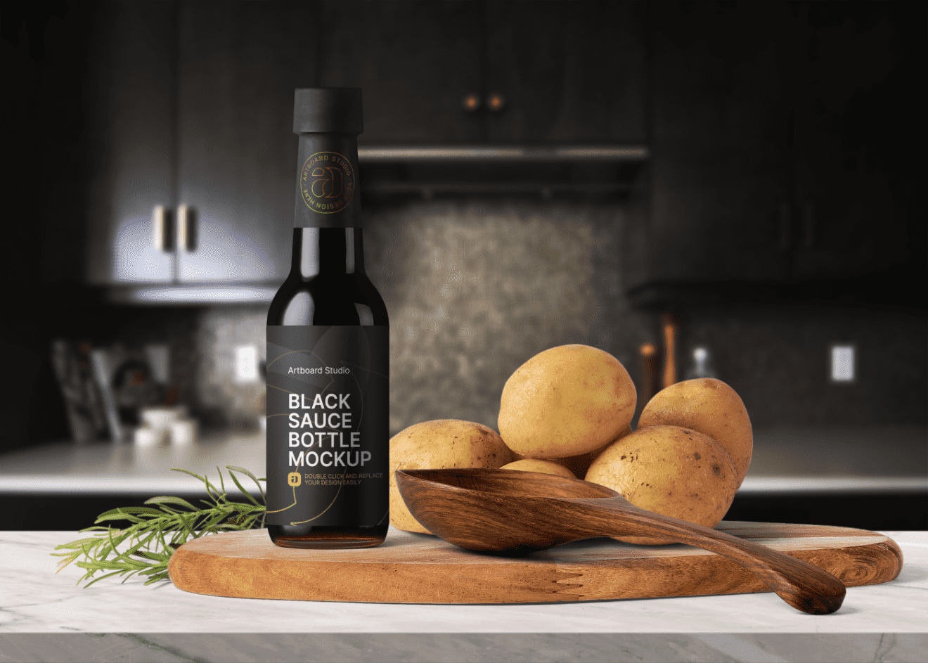 And when it comes to choosing a color, there is a high percentage of people who will always go … Black Sauce Bottle Mockup Template