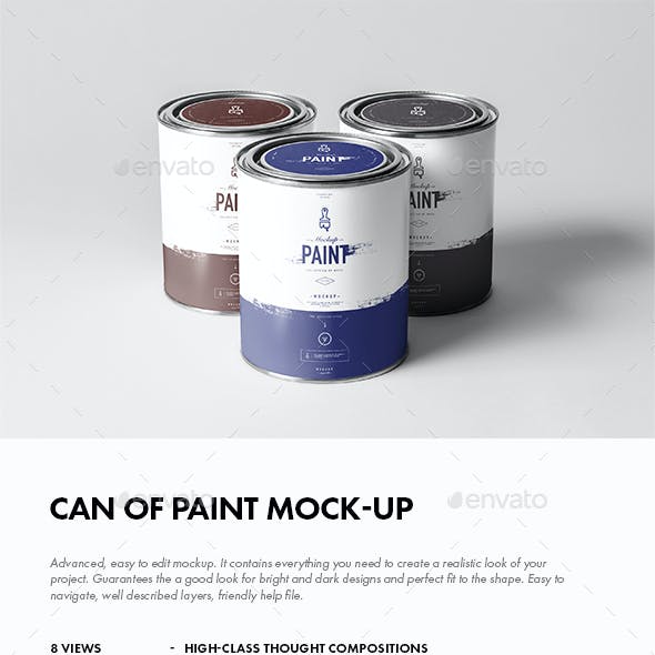 All mockups consist smart layers for easy edit. 130 Best Paint Can Mockup Templates Free Premium