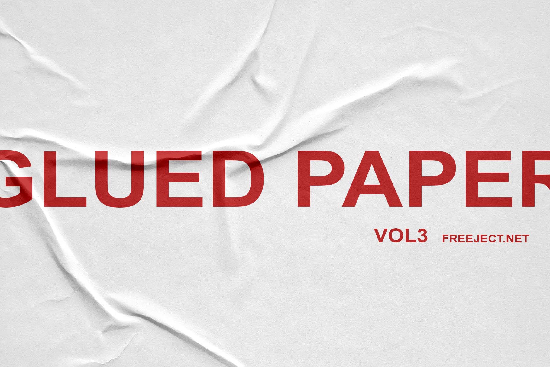 In this article, you will find some paper texture mockup designs. Free Download Wrinkle Glued Paper Texture Vol 3