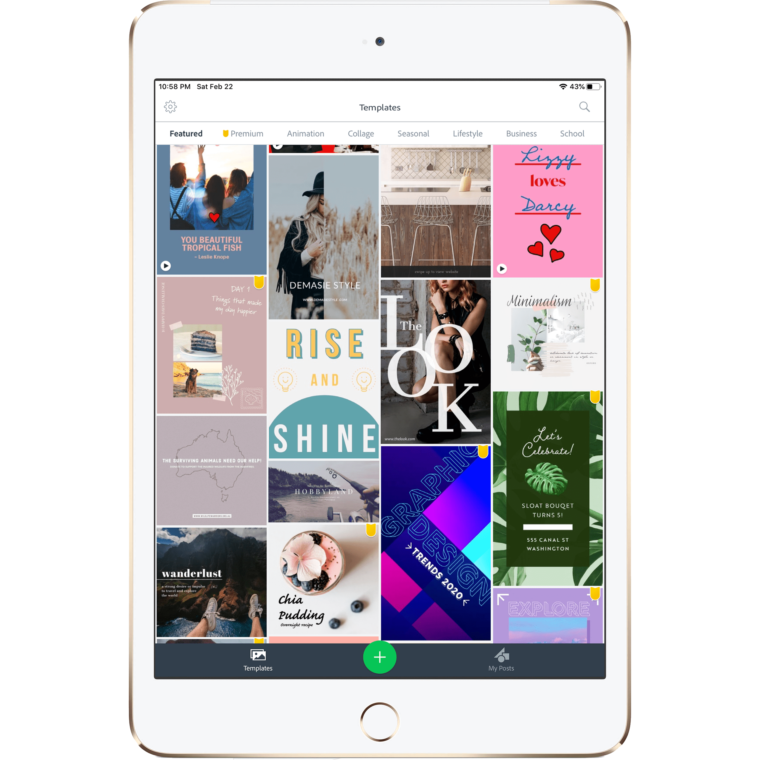A really useful facebook post mockup so that you can preview and showcase how your facebook post design will exactly look like before posting on facebook . Adobe Spark Post Social Media Templates For App Web Sindoora Satyavada
