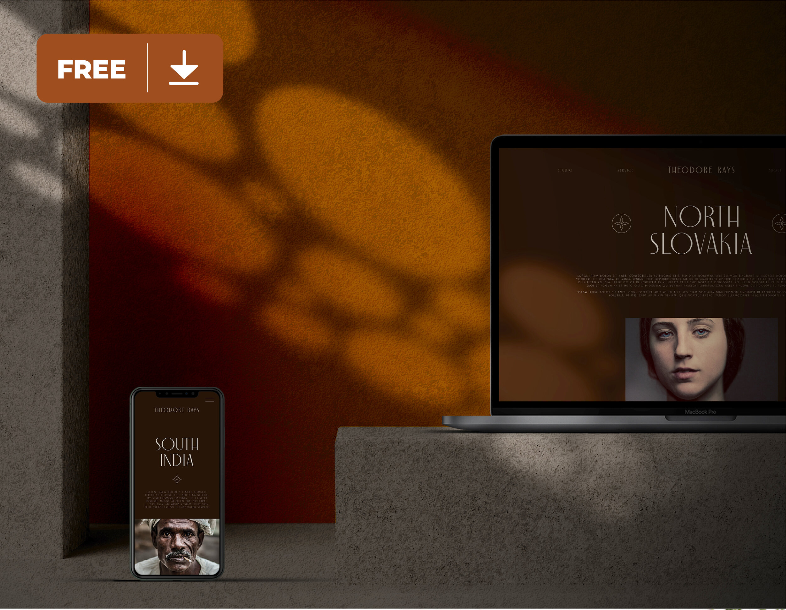 Download free apple product psds such as iphones, imacs, monitors and more! Apple Devices In Dark Mode Mockup Freebie Harmonais Visual