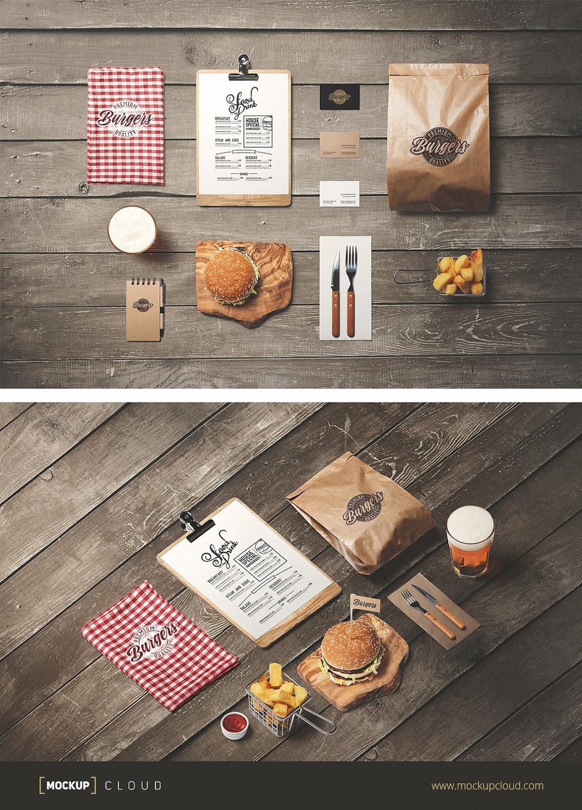 25+ best free business card mockup psd designs (2018). 70 Best Restaurant Branding Mockup Templates Graphic Design Resources