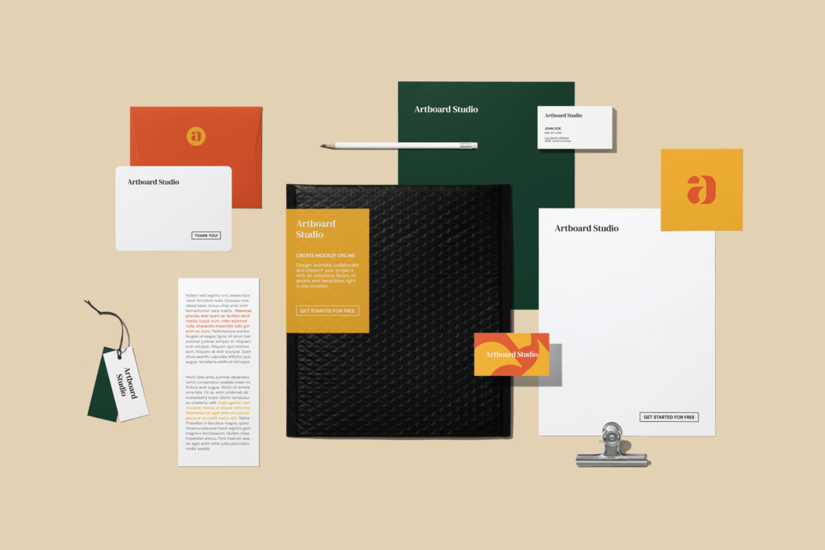 ✓ free for commercial use ✓ high quality images. Branding And Stationery Mockup Scene