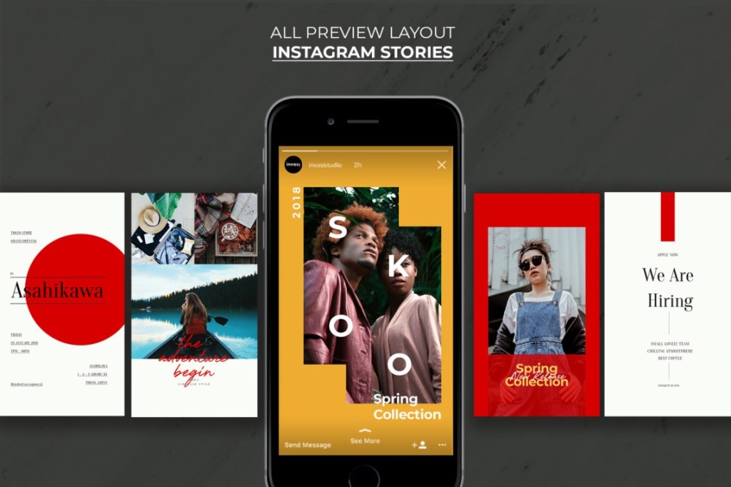 12+ Download Mockup Instagram Stories&nbsp;Psd