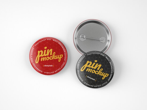 35+ Download Pin Mockup Psd&nbsp;Free