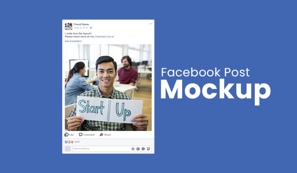 35+ Download Facebook Post Psd&nbsp;Mockup