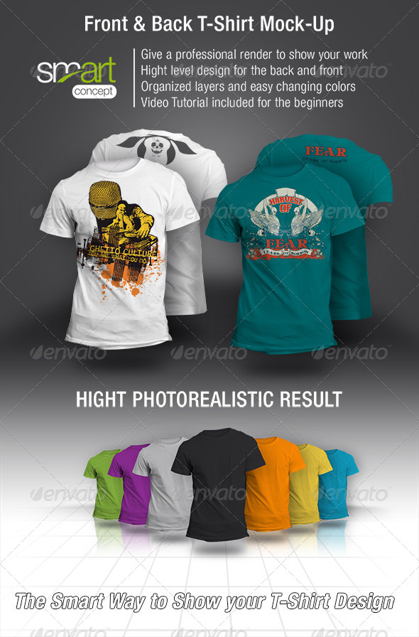 43+ Download Free Mockup T Shirt Front And Back&nbsp;Psd