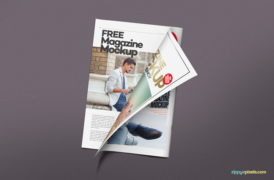 50+ Download Magazine Mockup Free&nbsp;Psd