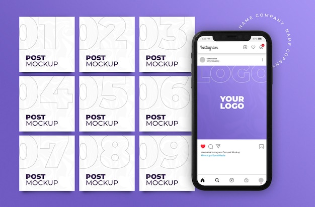 26+ Download Instagram Post Mockup Png&nbsp;Psd