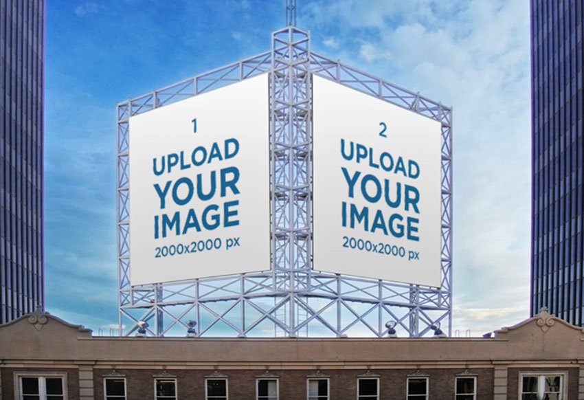45+ Download Square Billboard Mockup&nbsp;Psd