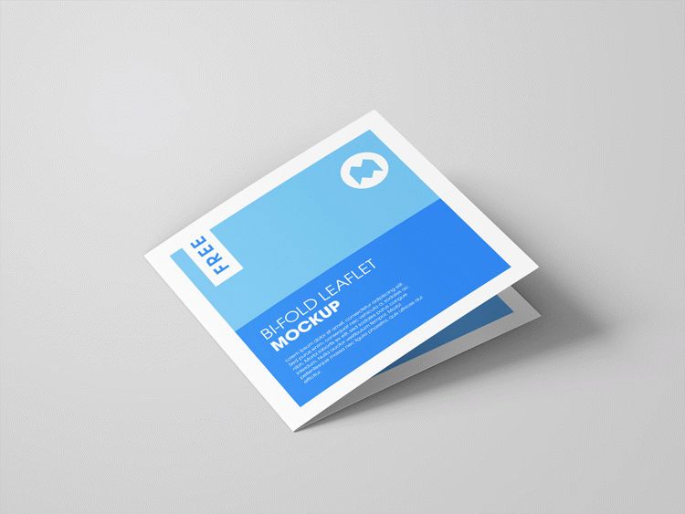 38+ Download Square Leaflet Mockup Free&nbsp;Psd
