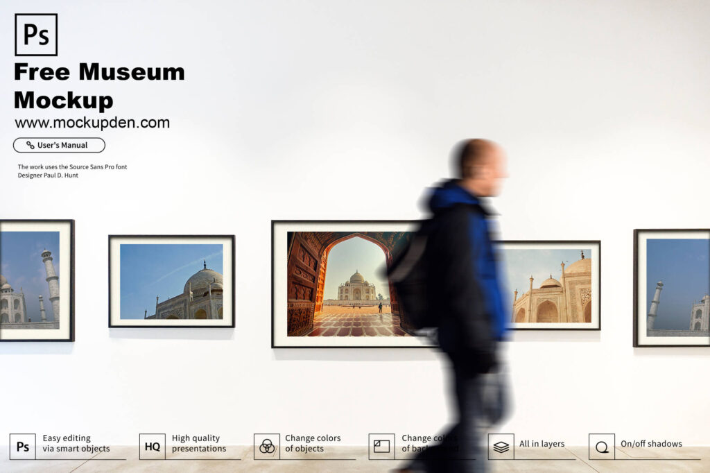 42+ Download Museum Mockup Free Psd