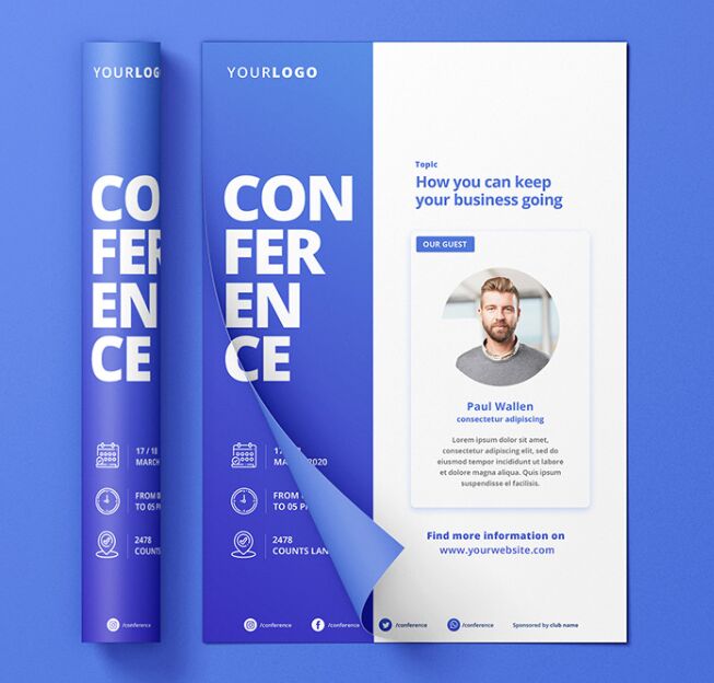 25+ Download Flyer Mockup Free&nbsp;Psd