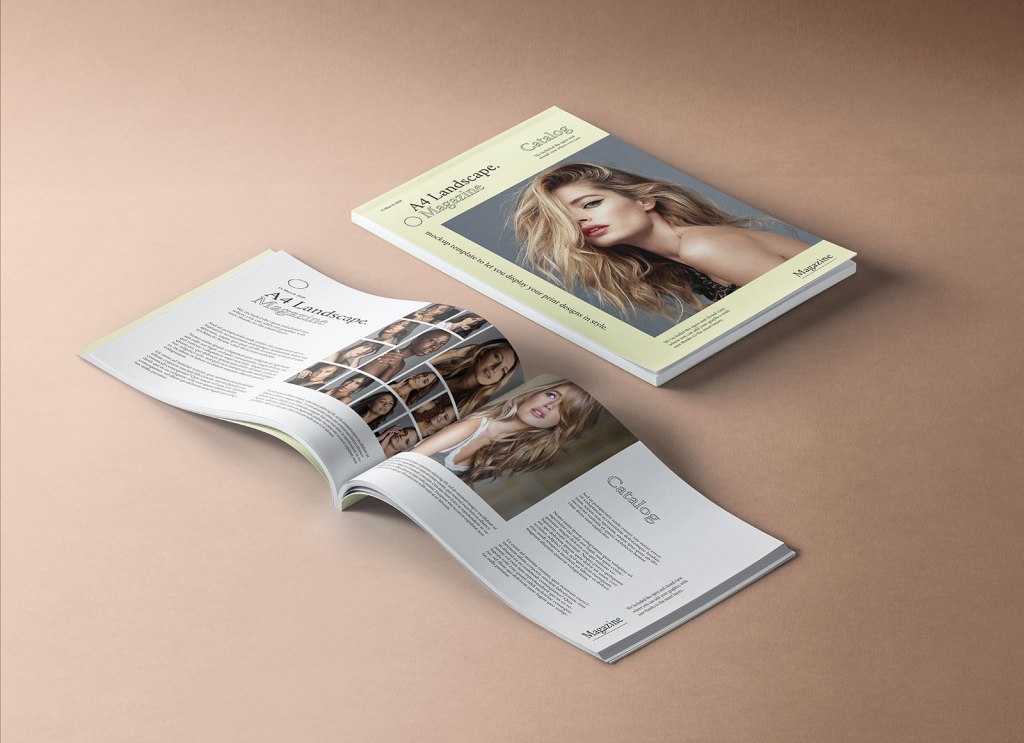 14+ Download Print Magazine Mockup&nbsp;Psd