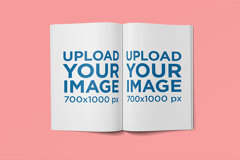 12+ Download Mockup Open Magazine Psd