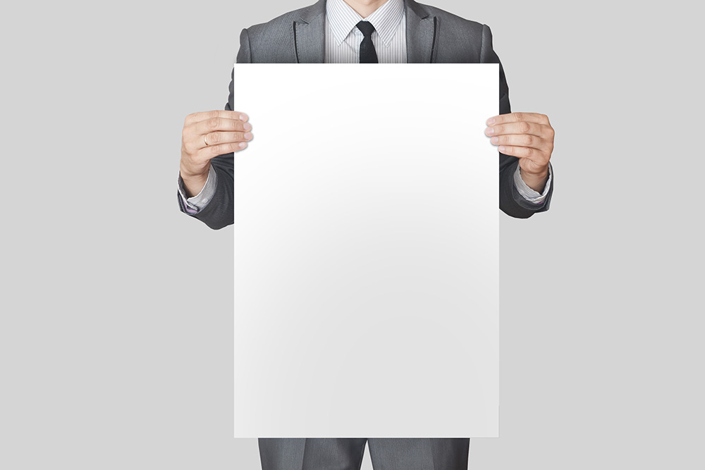 42+ Download Man Holding Poster Mockup Psd