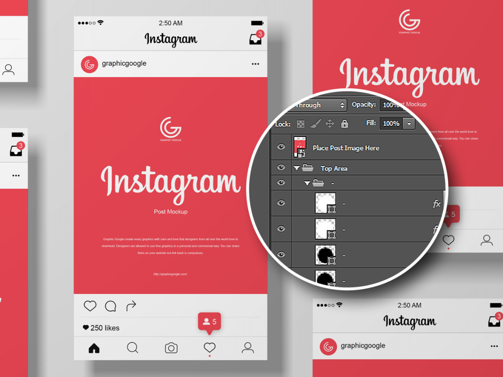 33+ Download Instagram Post Mockup Psd Free