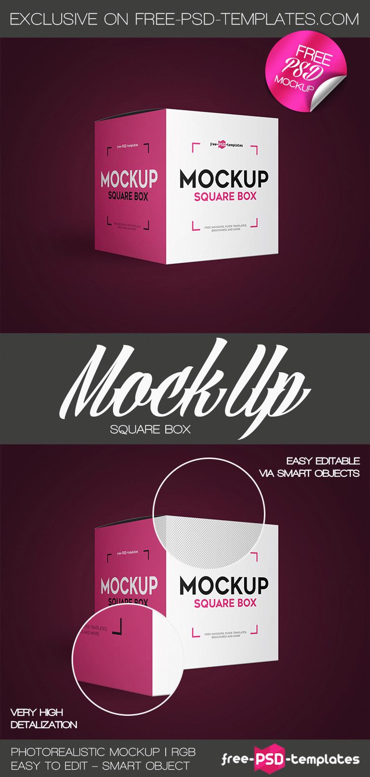 16+ Download Square Box Mockup Free&nbsp;Psd