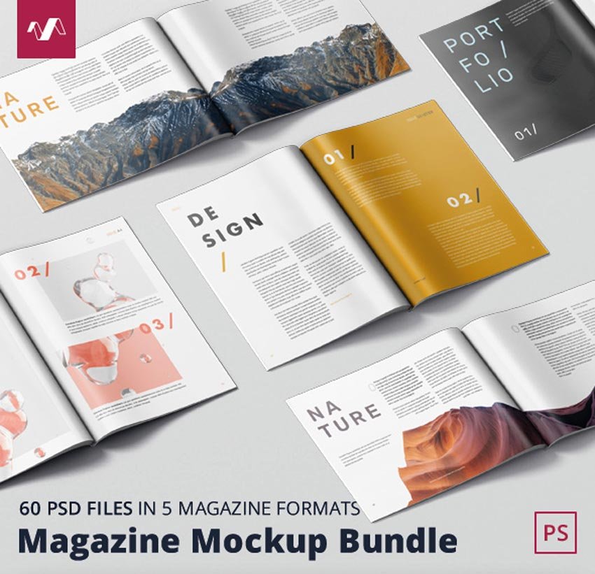 16+ Download Folded Magazine Mockup Free&nbsp;Psd