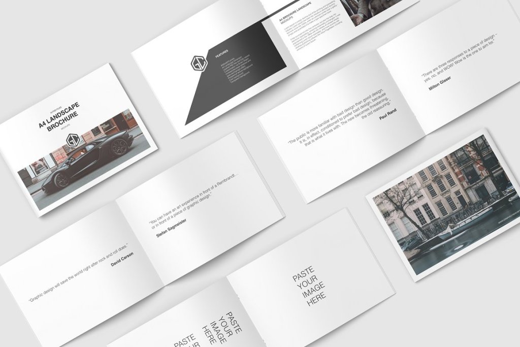 38+ Download Horizontal Brochure Mockup Free&nbsp;Psd