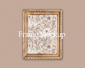 48+ Download Gold Frame Mockup Free&nbsp;Psd
