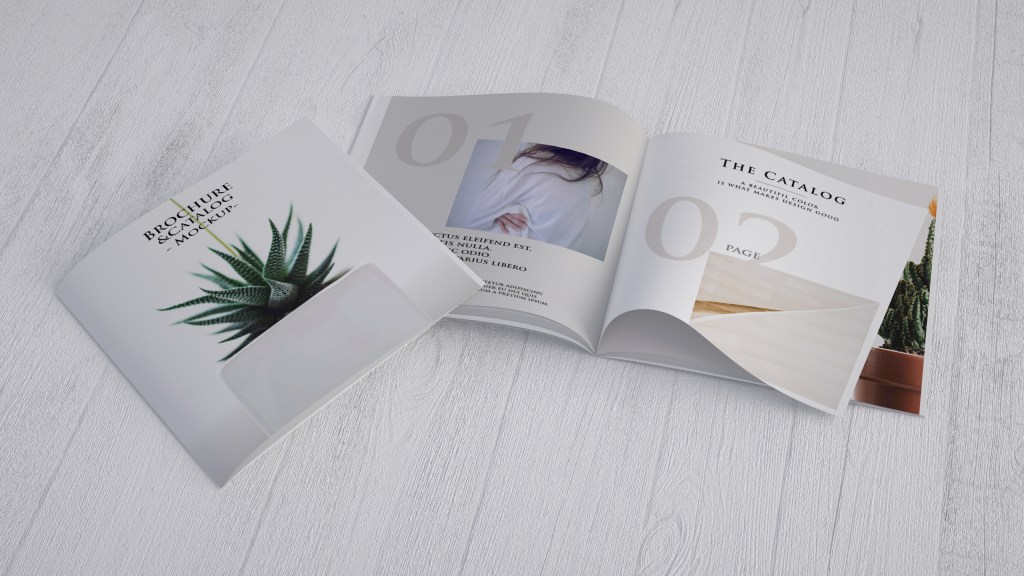 28+ Download Mockup Square Brochure Free&nbsp;Psd