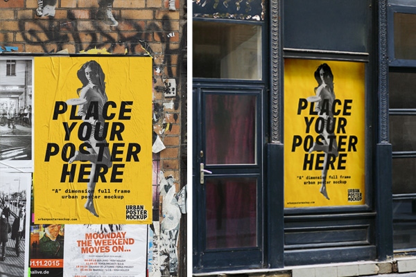 18+ Download Urban Street Poster Mockup Free&nbsp;Psd