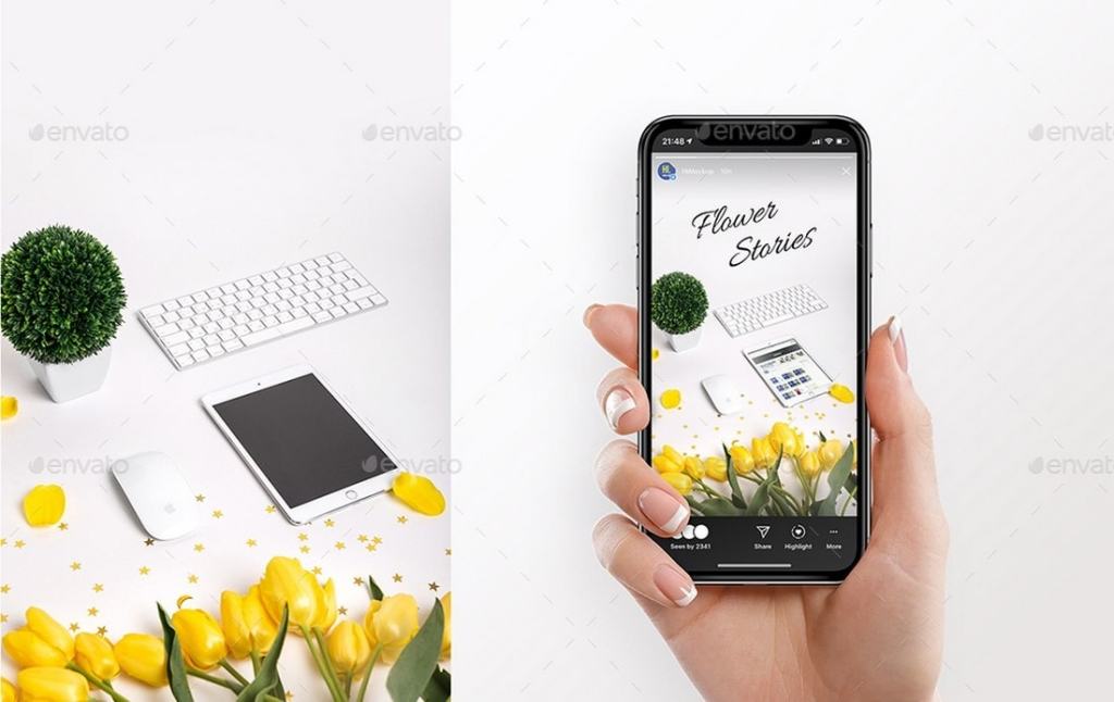 27+ Download Instagram Story Mockup&nbsp;Psd
